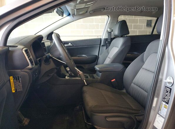 KNDPM3ACXL7687044 2020 KIA SPORTAGE Silver Widok wnętrza z przodu