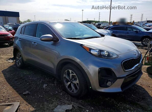 KNDPM3ACXM7850115 2021 KIA SPORTAGE Серебряный Передняя правая четверть