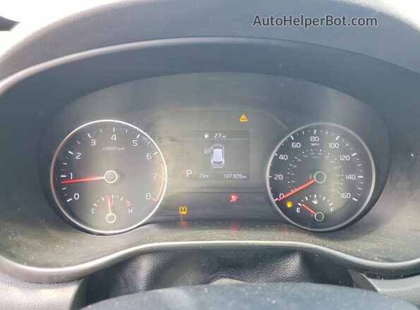 KNDPM3ACXM7914914 2021 KIA SPORTAGE Silver Вид щитка приладів