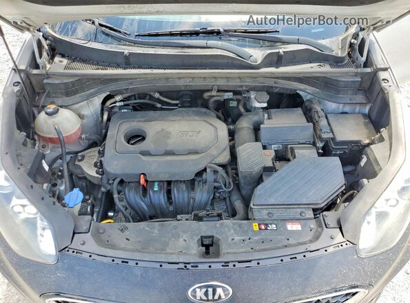 KNDPM3ACXM7914914 2021 KIA SPORTAGE Silver Вид підкапотного простору