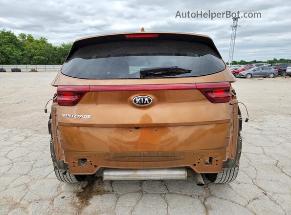 KNDPM3ACXM7924794 2021 KIA SPORTAGE Brown Widok z tyłu