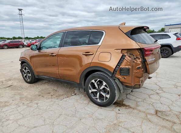KNDPM3ACXM7924794 2021 KIA SPORTAGE Brown Tył lewy