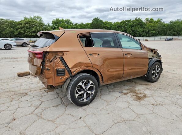 KNDPM3ACXM7924794 2021 KIA SPORTAGE Brown Tył prawy