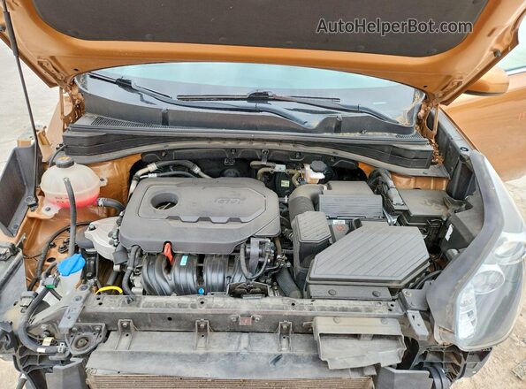 KNDPM3ACXM7924794 2021 KIA SPORTAGE Brown Widok komory silnika