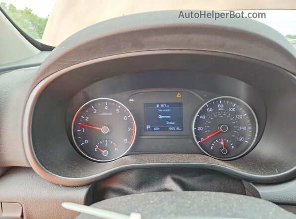 KNDPM3ACXM7924794 2021 KIA SPORTAGE Brown Widok zestawu wskaźników