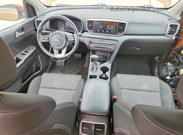 KNDPM3ACXM7924794 2021 KIA SPORTAGE Brown Widok deski rozdzielczej