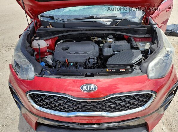 KNDPM3ACXN7009753 2022 KIA SPORTAGE Красный Вид подкапотного пространства