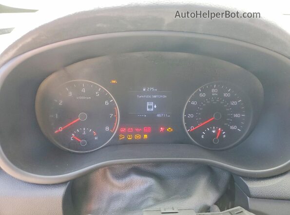 KNDPM3ACXN7969719 2022 KIA SPORTAGE White Вид щитка приладів