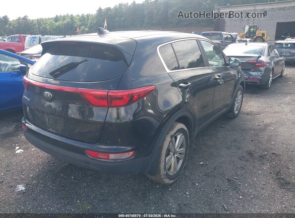 KNDPMCAC0H7040479 2017 KIA SPORTAGE Черный Задняя правая четверть