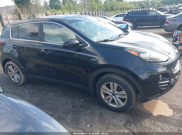 KNDPMCAC0H7040479 2017 KIA SPORTAGE Черный Вид задней части салона