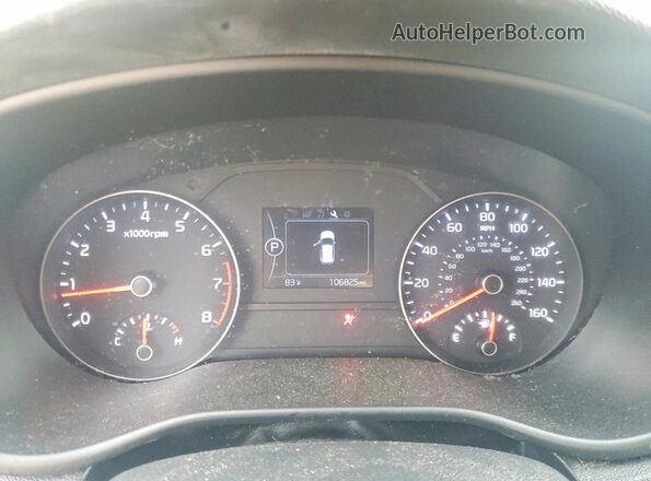 KNDPMCAC0H7119666 2017 KIA SPORTAGE Black Widok zestawu wskaźników