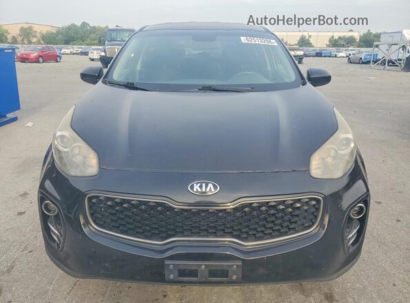 KNDPMCAC0H7119666 2017 KIA SPORTAGE Black Widok z przodu
