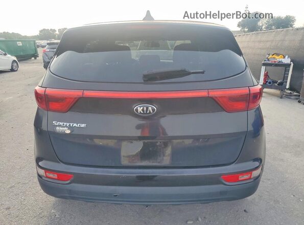 KNDPMCAC0H7119666 2017 KIA SPORTAGE Black Widok z tyłu