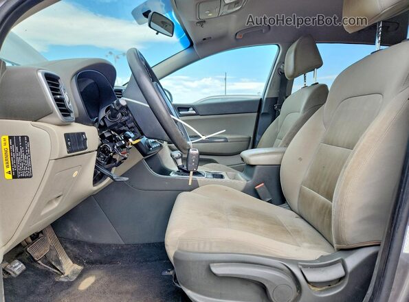 KNDPMCAC0H7145250 2017 KIA SPORTAGE Gray Սալոնի դիմացի տեսք