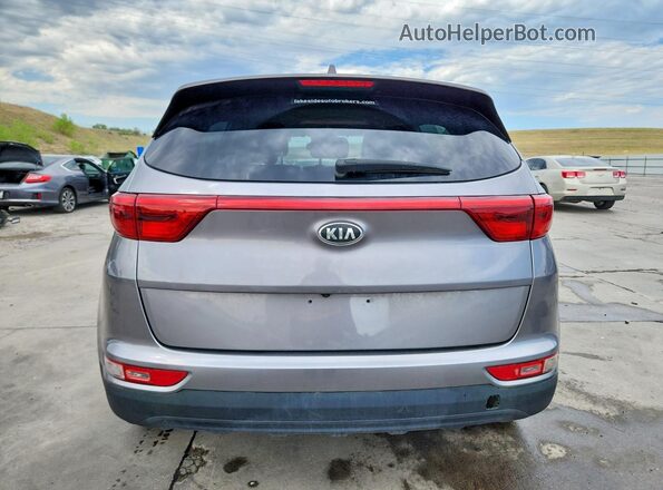 KNDPMCAC0H7145250 2017 KIA SPORTAGE Gray Հետևի տեսք