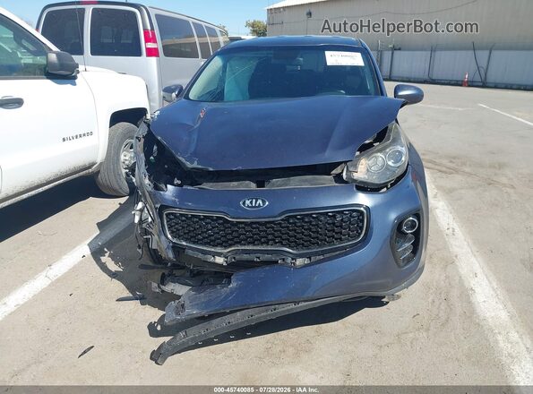 KNDPMCAC0H7277098 2017 KIA SPORTAGE Navy Սալոնի հետևի տեսք