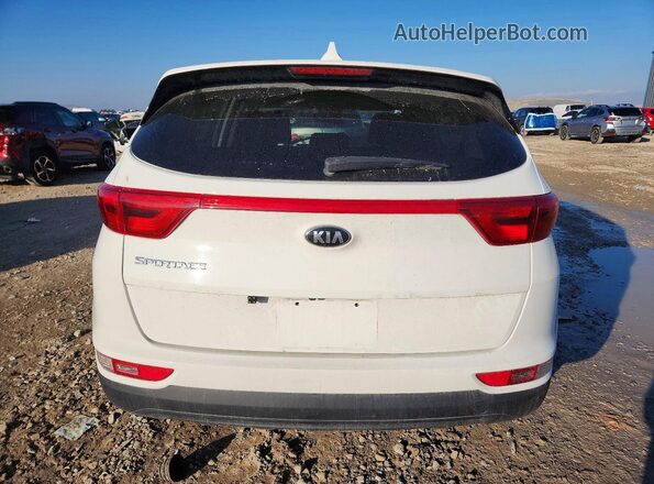 KNDPMCAC0J7387266 2018 KIA SPORTAGE White Вид ззаду