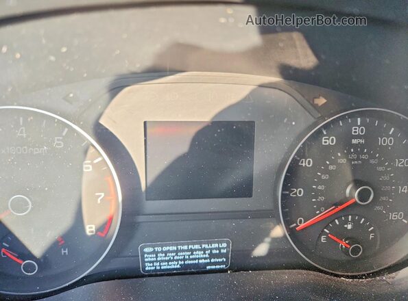 KNDPMCAC0J7387266 2018 KIA SPORTAGE White Вид щитка приладів