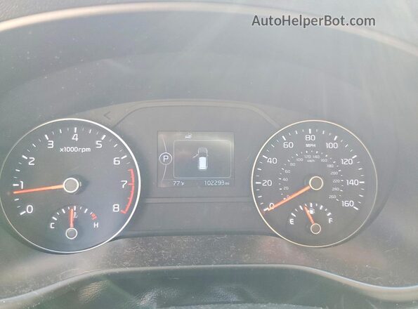 KNDPMCAC0K7497493 2019 KIA SPORTAGE Brown Instrument cluster view