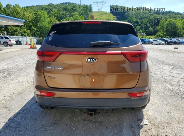 KNDPMCAC0K7497493 2019 KIA SPORTAGE Brown Rear view