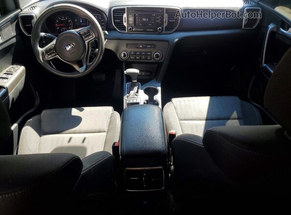 KNDPMCAC0K7497493 2019 KIA SPORTAGE Brown Dashboard view
