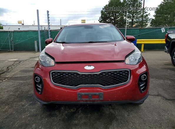 KNDPMCAC0K7599991 2019 KIA SPORTAGE Burgundy Դիմացի տեսք