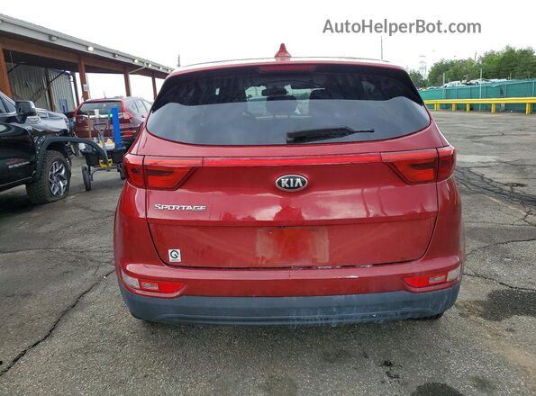 KNDPMCAC0K7599991 2019 KIA SPORTAGE Burgundy Հետևի տեսք