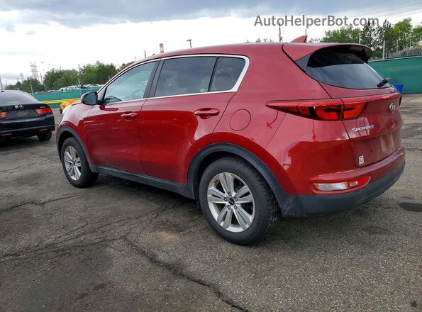 KNDPMCAC0K7599991 2019 KIA SPORTAGE Burgundy Հետևի ձախ