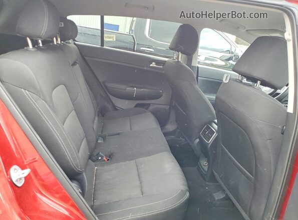 KNDPMCAC0K7599991 2019 KIA SPORTAGE Burgundy Հետևի նստատեղերի տեսք