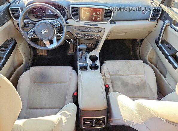 KNDPMCAC0L7767307 2020 KIA SPORTAGE Gray Dashboard view