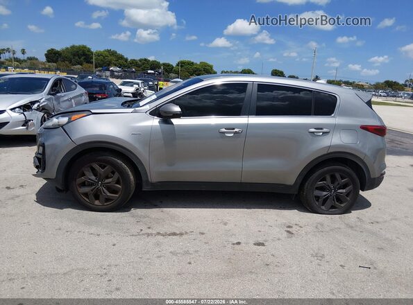 KNDPMCAC0N7956087 2022 KIA SPORTAGE Silver Vista interior de 360 grados