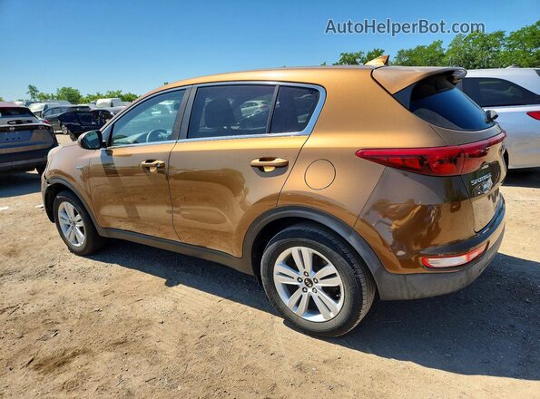 KNDPMCAC1H7033248 2017 KIA SPORTAGE Gold Trasero izquierdo