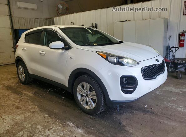 KNDPMCAC1H7117408 2017 KIA SPORTAGE Белый Передняя правая четверть