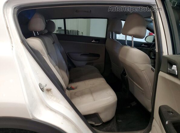 KNDPMCAC1H7117408 2017 KIA SPORTAGE Белый Вид задней части салона