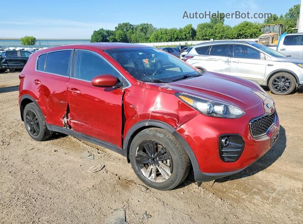 KNDPMCAC1H7248676 2017 KIA SPORTAGE Red Передня права чверть