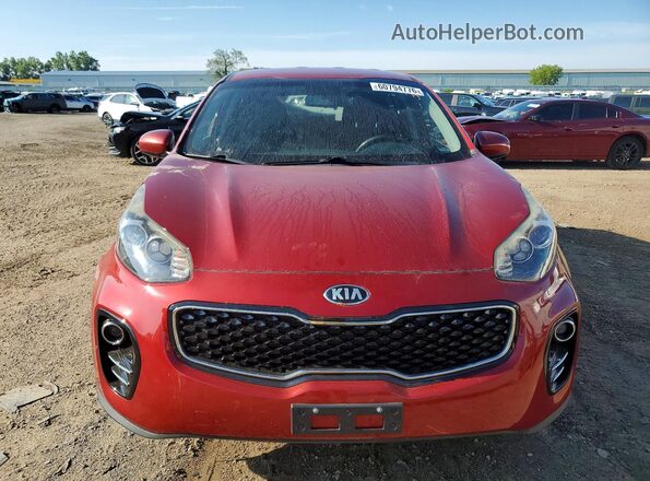 KNDPMCAC1H7248676 2017 KIA SPORTAGE Red Вид спереду