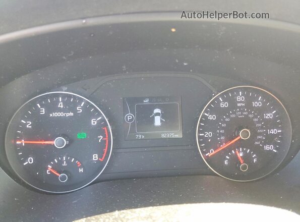 KNDPMCAC1H7248676 2017 KIA SPORTAGE Red Вид щитка приладів
