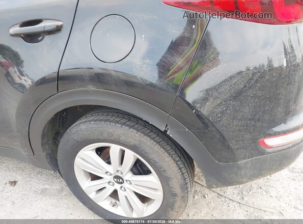 KNDPMCAC1H7260262 2017 KIA SPORTAGE Black წინა ხედი