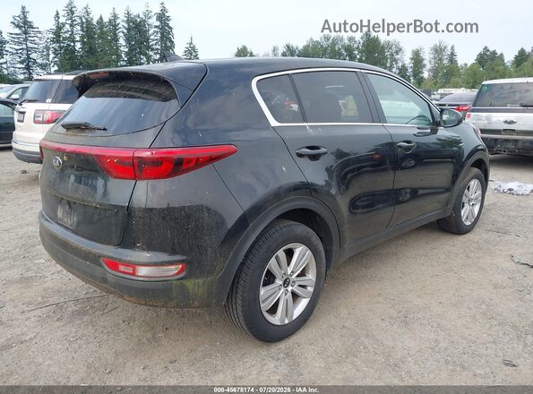 KNDPMCAC1H7260262 2017 KIA SPORTAGE Black უკანა მარჯვენა