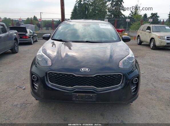 KNDPMCAC1H7260262 2017 KIA SPORTAGE Black უკანა სალონის ხედი