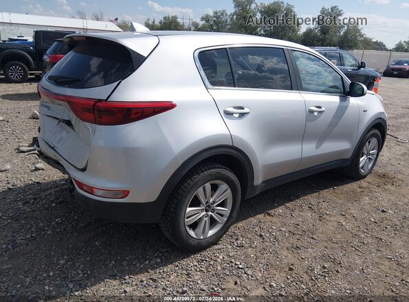 KNDPMCAC1H7274033 2017 KIA SPORTAGE Серебряный Задняя правая четверть