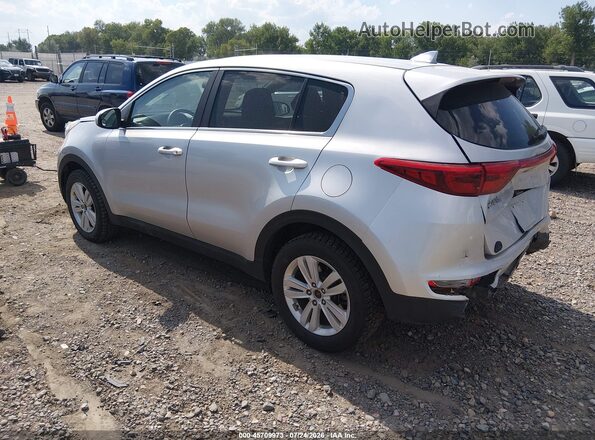 KNDPMCAC1H7274033 2017 KIA SPORTAGE Серебряный Задняя левая четверть