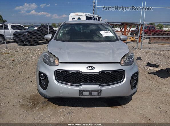 KNDPMCAC1H7274033 2017 KIA SPORTAGE Серебряный Вид щитка приборов