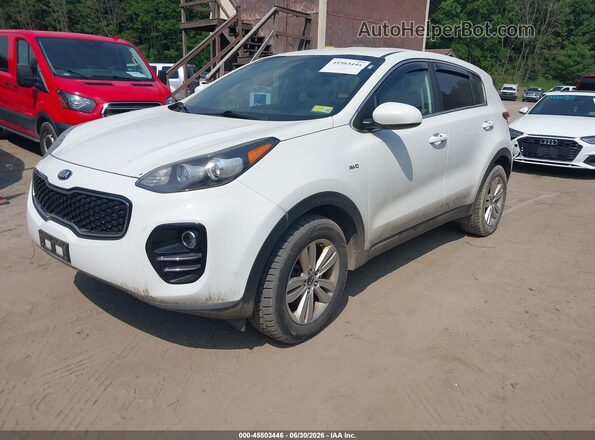 KNDPMCAC1H7291236 2017 KIA SPORTAGE White Front left
