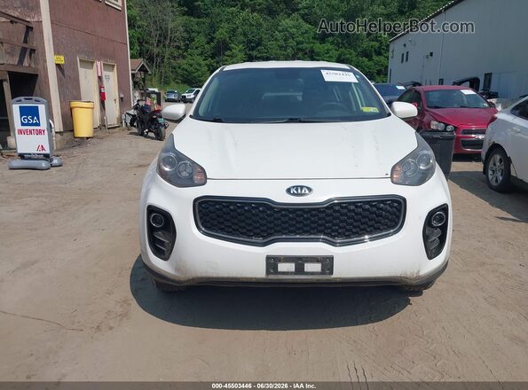 KNDPMCAC1H7291236 2017 KIA SPORTAGE White Instrument cluster view