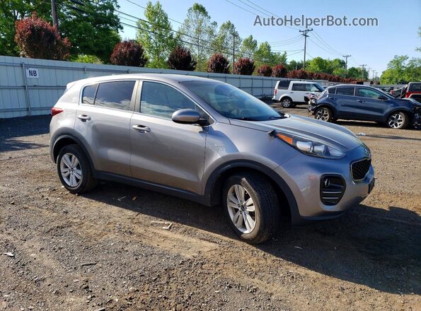 KNDPMCAC1J7365048 2018 KIA SPORTAGE Серый Передняя правая четверть