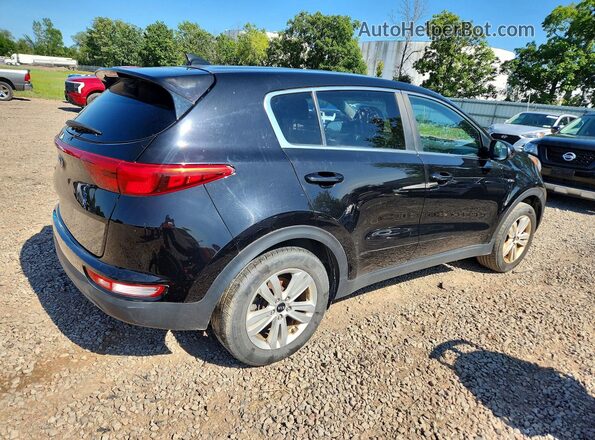 KNDPMCAC1K7491511 2019 KIA SPORTAGE Black უკანა მარჯვენა