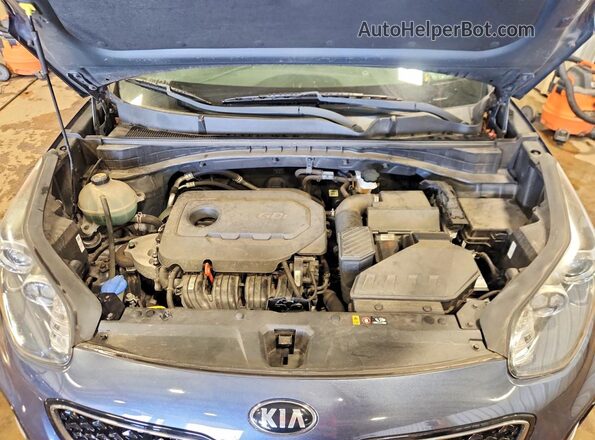 KNDPMCAC1K7491654 2019 KIA SPORTAGE Gray Շարժիչի բաժամունքի տեսք