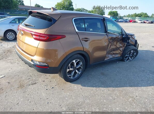 KNDPMCAC1L7632613 2020 KIA SPORTAGE Brown Հետևի աջ