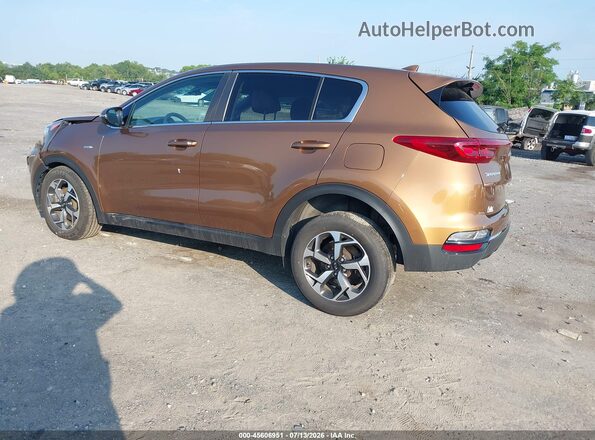 KNDPMCAC1L7632613 2020 KIA SPORTAGE Brown Հետևի ձախ